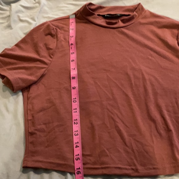 🌼Shein mock neck crop top size M - Picture 6 of 7